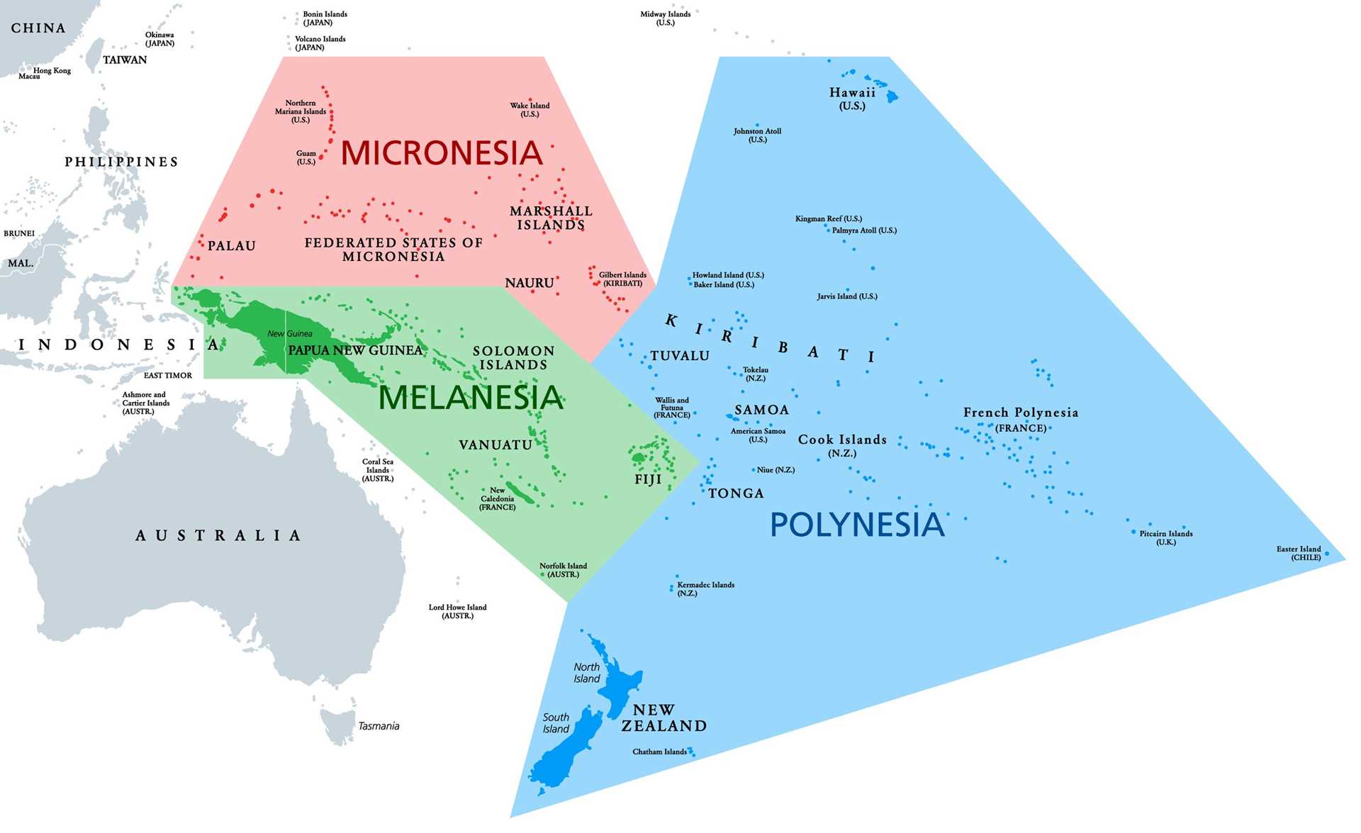 Polynesia Vs. Melanesia: Deciphering the Differences